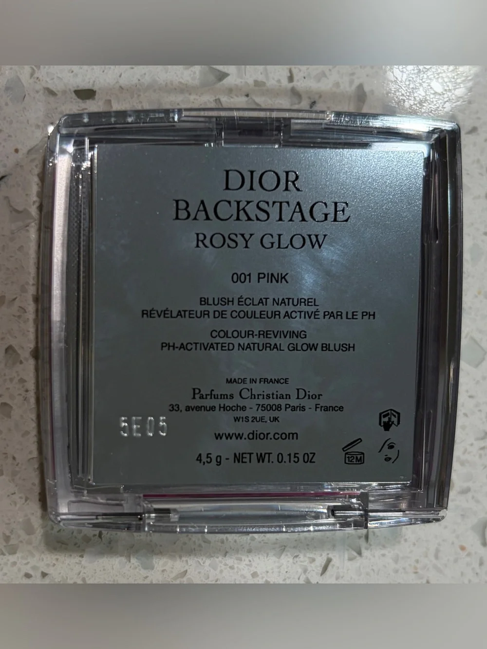 NEW Dior Backstage Rosy Glow Blush 001 Pink